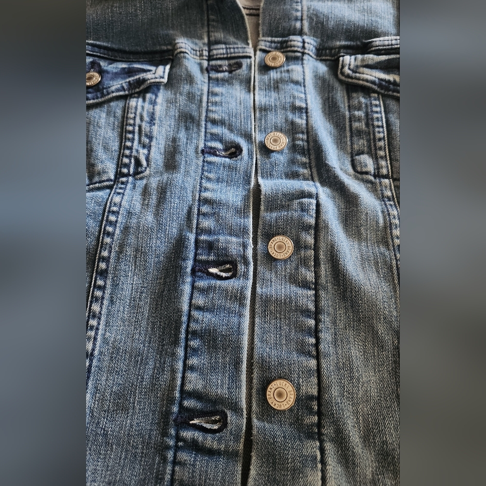 ๐๏ธ Lucky Brand Denim Jacket Size XL - Picture 7 of 15